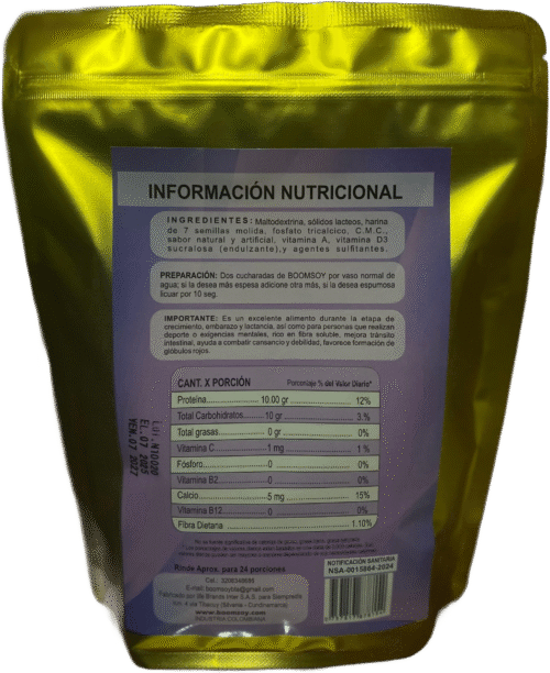 BOOMSOYLAIT  7 SEMILLAS ACHOCOLATADA